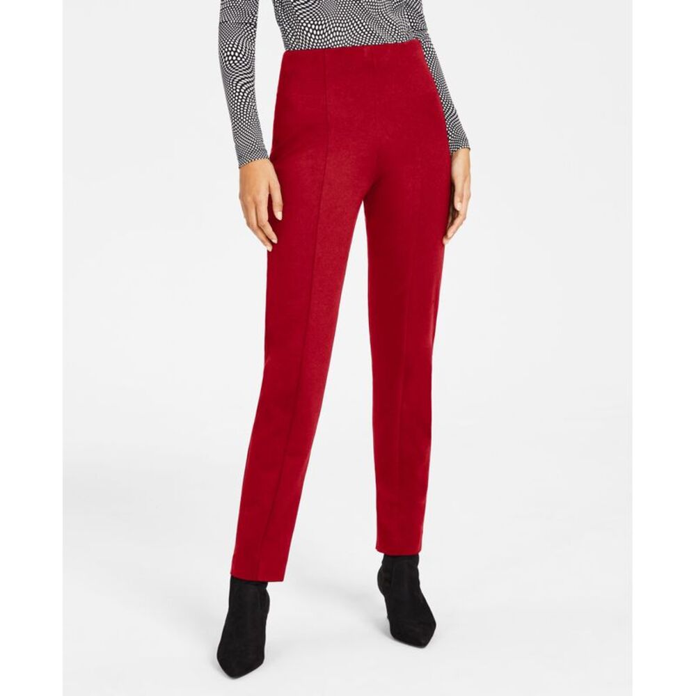 Alfani Womens Seamed Tummy Panel Pull On Pants